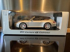 RARE PORSCHE 911 CARRERA 4S CABRIOLET GREY 1/18 NOREV
