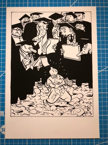 Chaland tintin milou les - tintin,