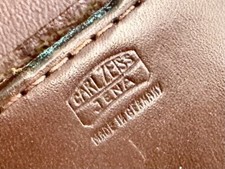 Original Sac En Cuir Pour Jumelles Carl Zeiss Jena Marron 6 X 30 Avec LOGO