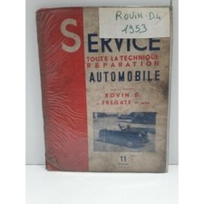 Rovin D4 - Fregate - 1953 Revue Technique Service automobile - Revue Technique "
