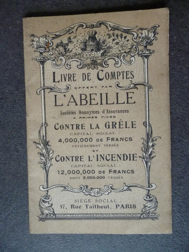 Carnet notes assurances - de,