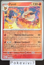 Carte Pokemon PYROLI 136/165 HOLO REVERSE EV3.5 MEW 151 FR NEUF