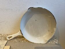 Ancienne Poele 2 Becs Le Creuset Fonte N 23 Blanche Cuisine 