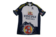 Maillot vélo vintage Festina Sibille