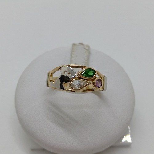 Bague femme jaune - en, et