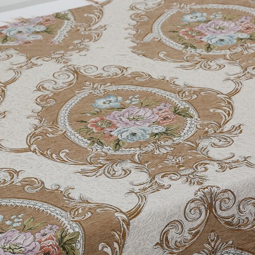 Jacquard floral tissu chenille - jacquard,