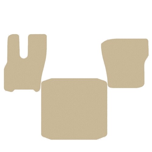 Beige velour tapis - beige, pour