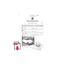 1960 Saab 96 Form of