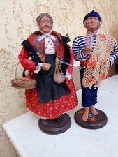 1 couple de santons anciens