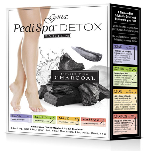 Gena pedispa detox charcoal - detox,