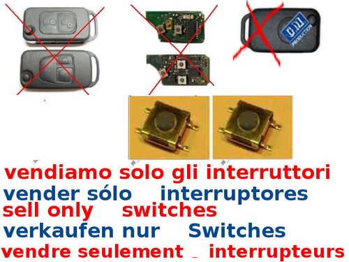 Touche switch interrupteur - 2x,