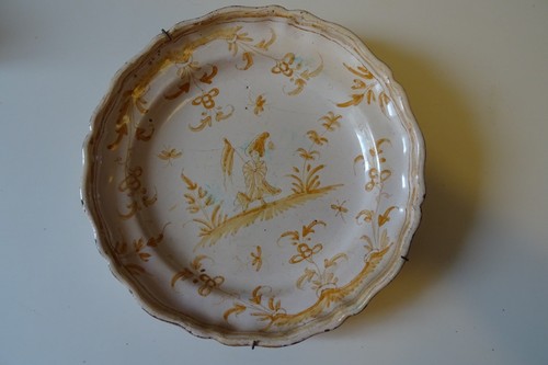 Moustiers assiette faïence - moustiers,