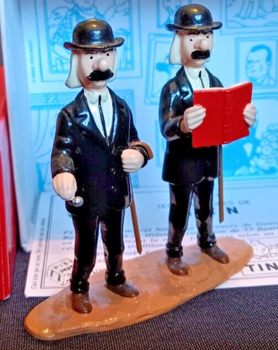 Hergé pixi sculpture - hergé,