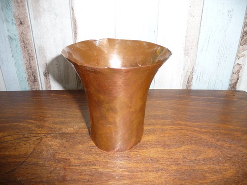Pot vase en cuivre - pot,