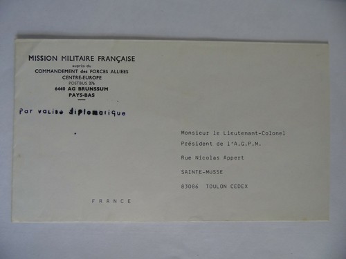 Ancienne enveloppe militaire - ancienne,