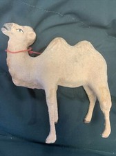 ANCIEN SANTON DE CRECHE DEVINEAU Chameau FLOQUÉ HAUTEUR 14,5 Cm (9)