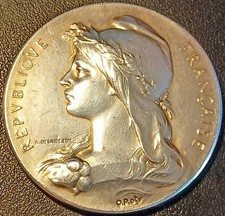 Médaille argent - Marianne - Conseil général de le Seine Inférieure par O ROTY !