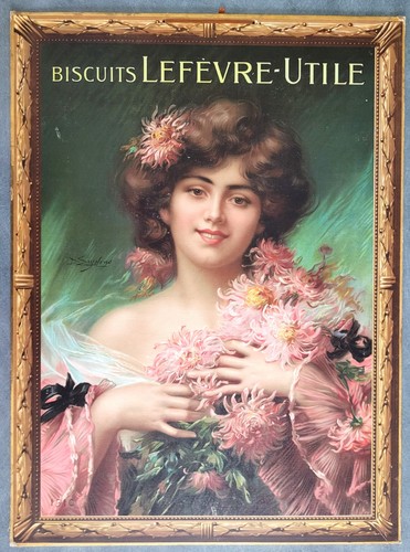 Rare carton publicitaire - , lu