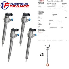 4x 0445110369 Injecteur Audı Seat Skoda VW 2.0 TDI 03L130277J/Q 0445110647