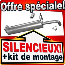 Silencieux pour VW T3 TRANSPORTER III 1.6 Diesel 08.1980-1990 échappement