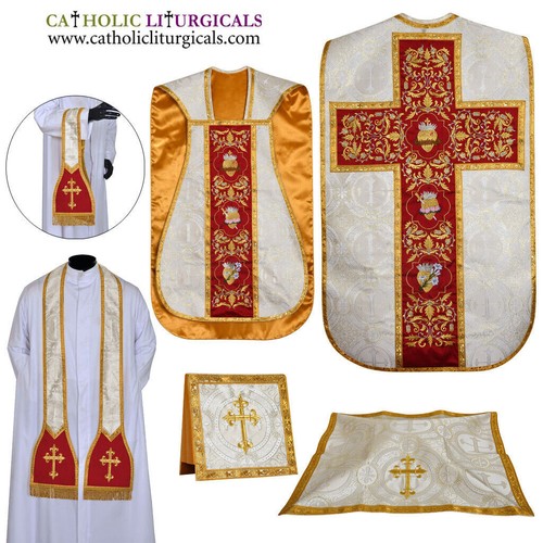 Chasuble violon romain or - violon,