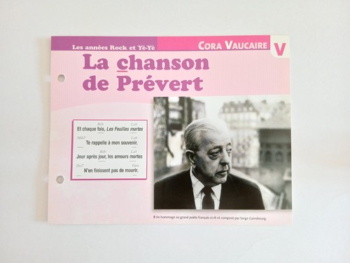 Carte fiche cora - fiche,
