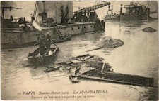 CPA PARIS Les Inondations 12