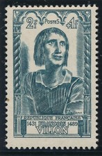 TIMBRE FRANCE 765** François Villon neuf sans charnière 1946