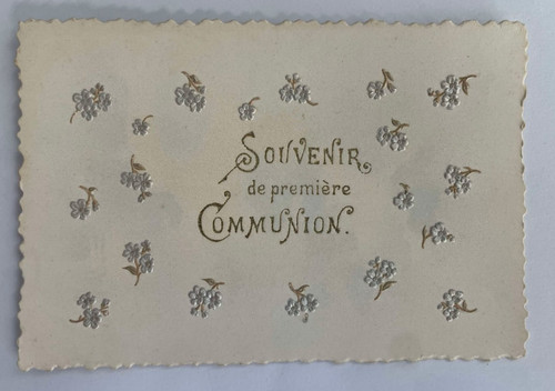Ancienne image pieuse carte - image,