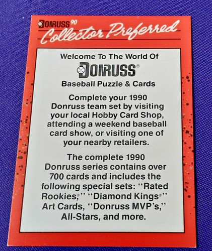 1990 donruss collector - donruss,