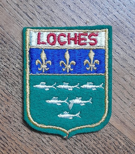 Ecusson brodé loches - loches, (37)