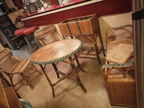 Salon jardin rotin - salon,