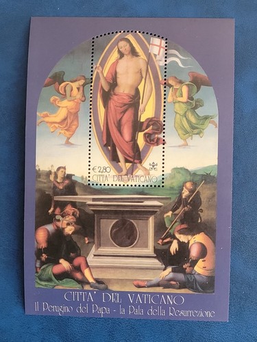 Vatican bloc feuillet le - vatican,