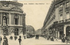 PC JUDAICA, PARIS, RUE HALÉVY, Vintage Postcard (b36630)