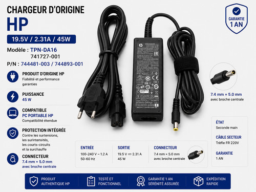 Chargeur alimentation - chargeur, d'