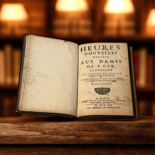 Livre ancien 1720 heures - livre,