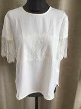 Très Beau Haut Blouse Blanc