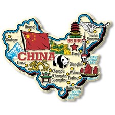 China Jumbo Country Magnet by