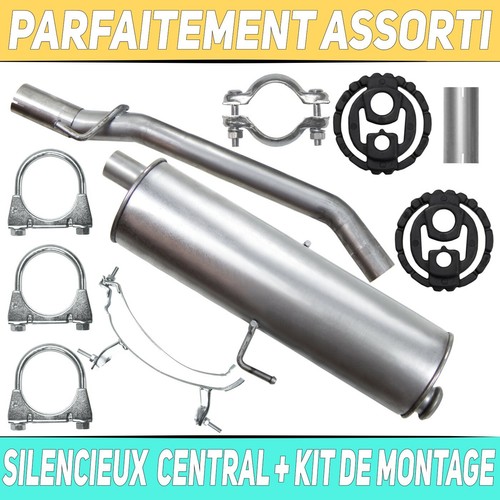 Pot échappement central - pot, d’échappement