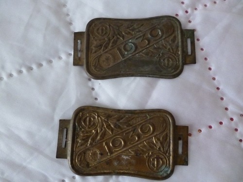 Plaques velo 1930 - de, -1930-