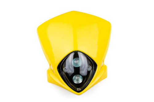 Plaque phare jaune 12v 20w - phare,