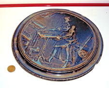 ANCIEN POSE PLAT GRES EMAILLE