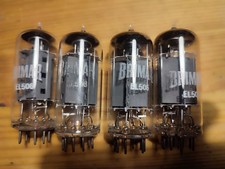Quartet , Quad , Tubes El 506 Nos Brimar England 7868 Fisher Hitone Sherwood 