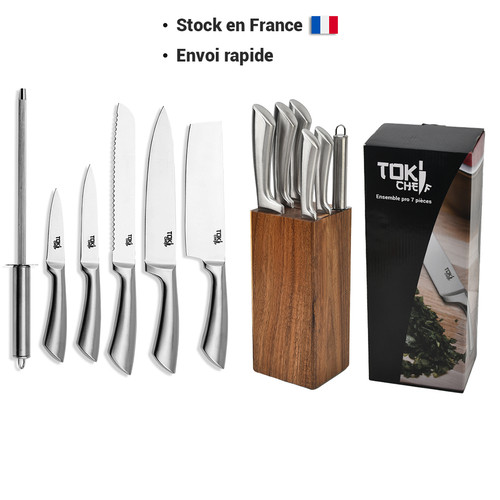 Couteaux cuisine 7 pièces - cuisine,