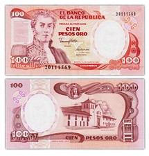 100 PESOS ORO 1990 COLOMBIE / COLOMBIA [NEUF / UNC] P426e