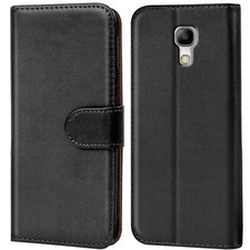Etui Coque Pour Samsung Galaxy S4 Mini Téléphone Portable Rabattable Housse Book