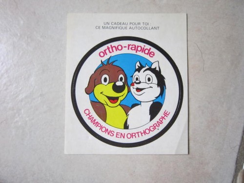 Autocollant pif et hercule - autocollant,