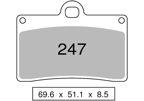 Paire plaquettes frein - plaquettes, de