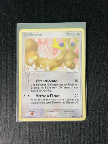 Carte pokemon cerfrousse - carte,