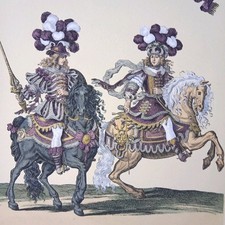 Louis XIV Eau-forte Enluminure